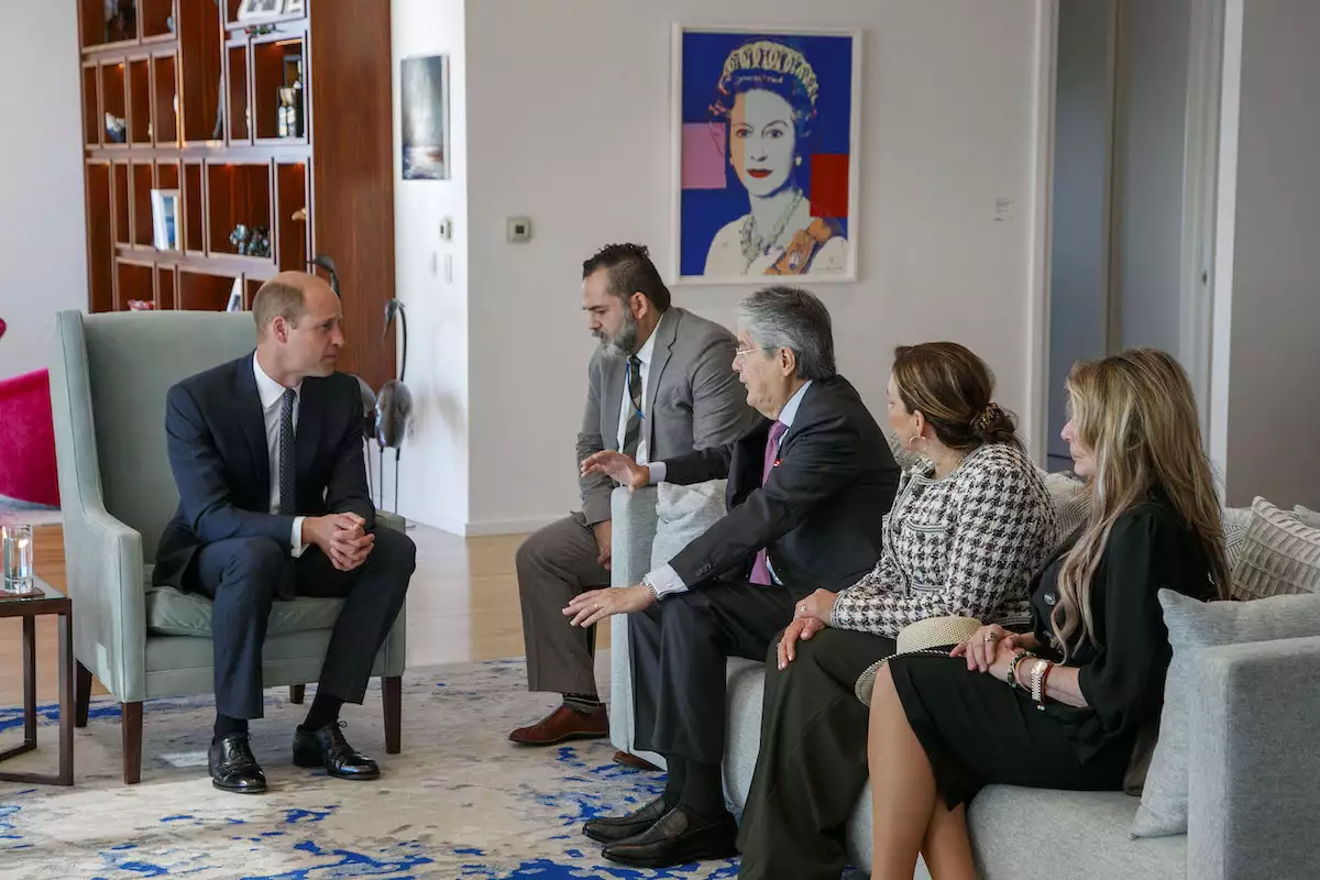 Aspectos de la visita del príncipe William de Inglaterra a la ONU en Nueva York