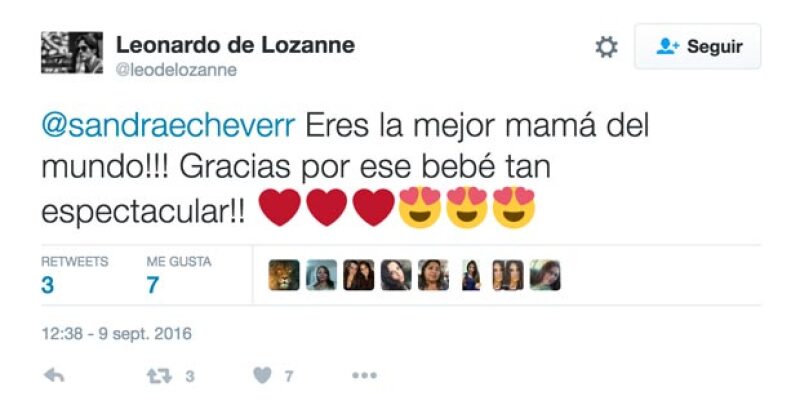 Así reaccionó Leo al ver la publicación de Sandra.