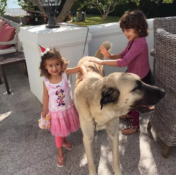 Valentina y Sienna, las hijas de la ex pareja.