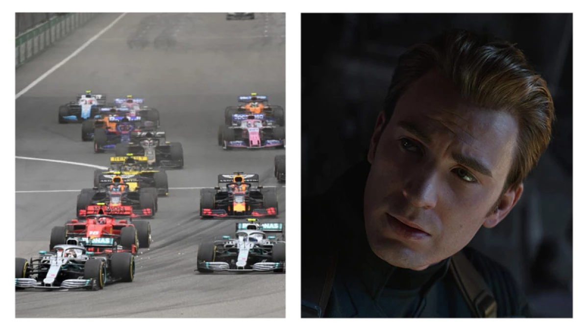 Avengers: Endgame con Fórmula E y Fórmula 1