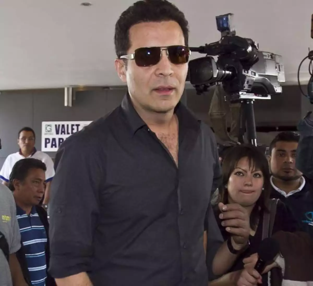 La actriz y el productor fueron algunos de los famosos que acudieron a expresar a la familia su pésame tras la muerte de la villana de telenovelas.