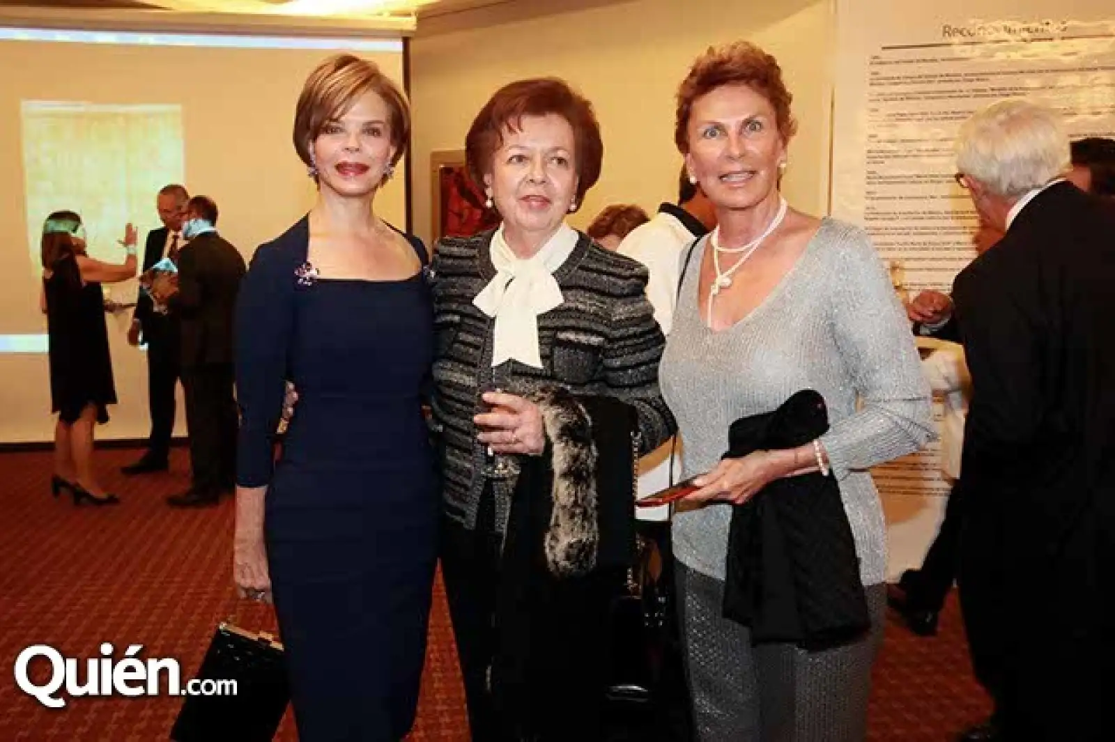 Ana Luisa Lerdo de Tejada,Pinky Charpenel y Laura Legorreta