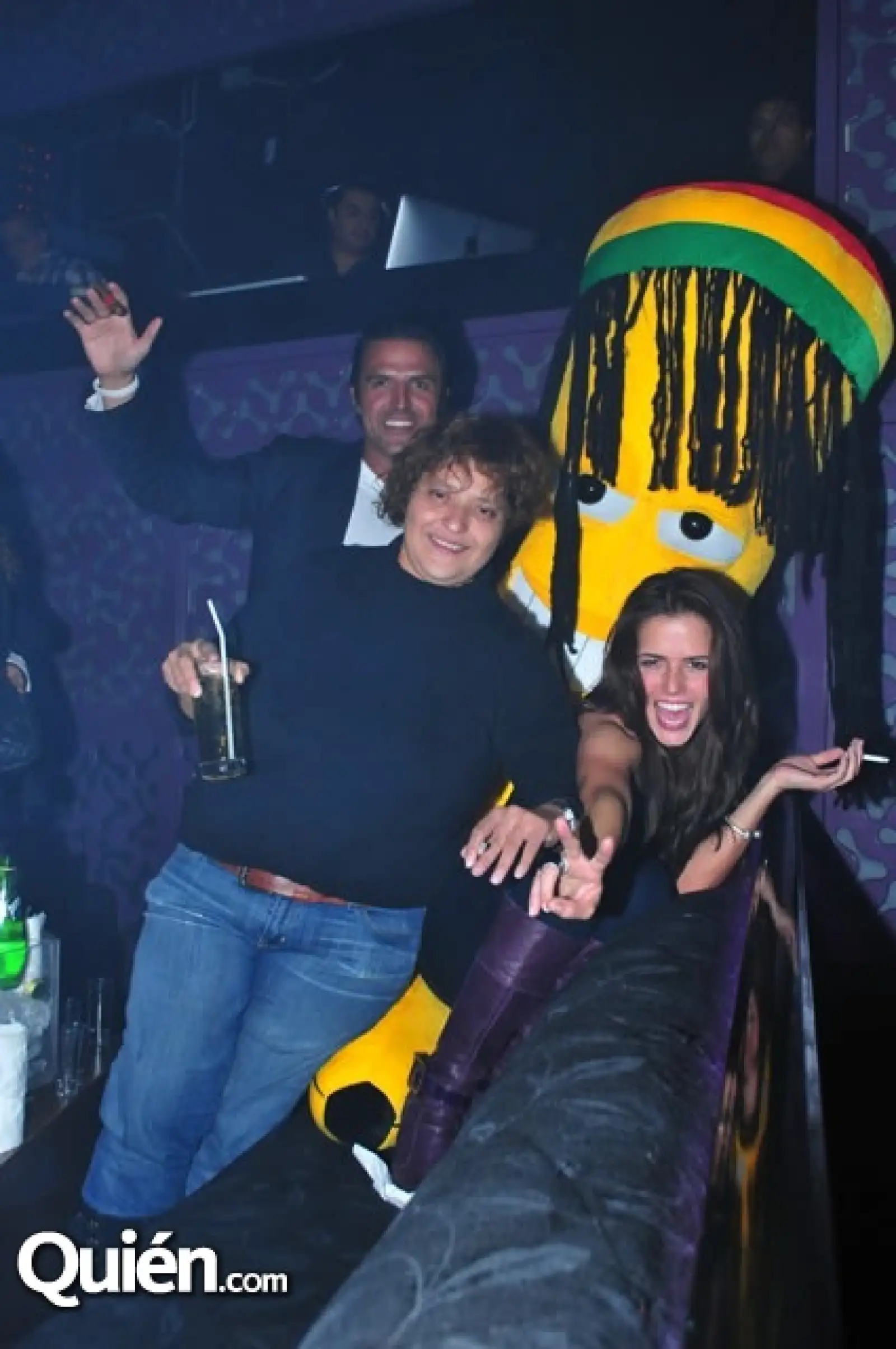 Billy Rovzar,Danna Vázquez y Claudia Álvarez