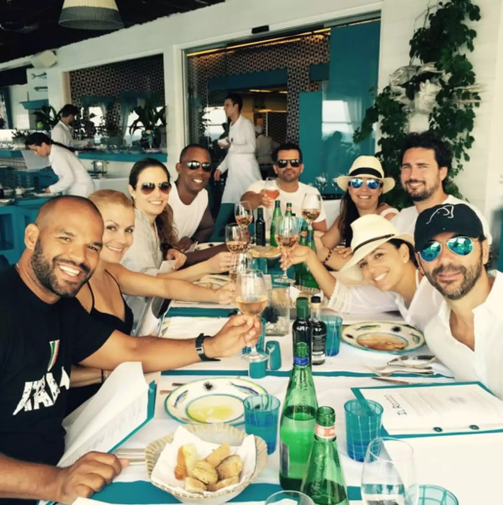 Las vacaciones de este año los llevaron hasta Capri.