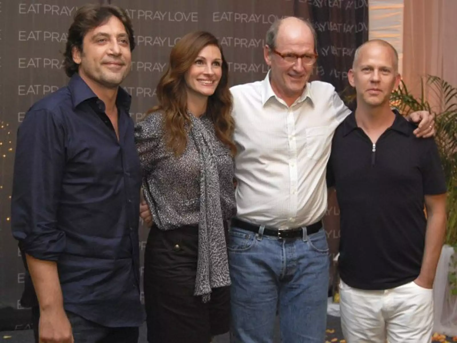 El guapo español Javier Bardem también fue invitado a este festival de cine de Sony.