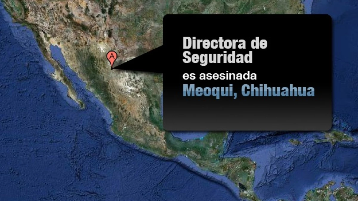 Mapa municipio Meoqui Chihuahua