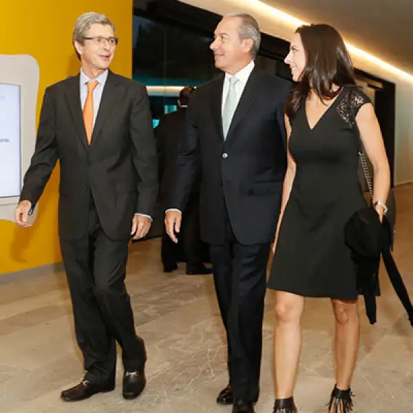 Rodolfo Patron con Héctor y Alejandra Hernández Pons