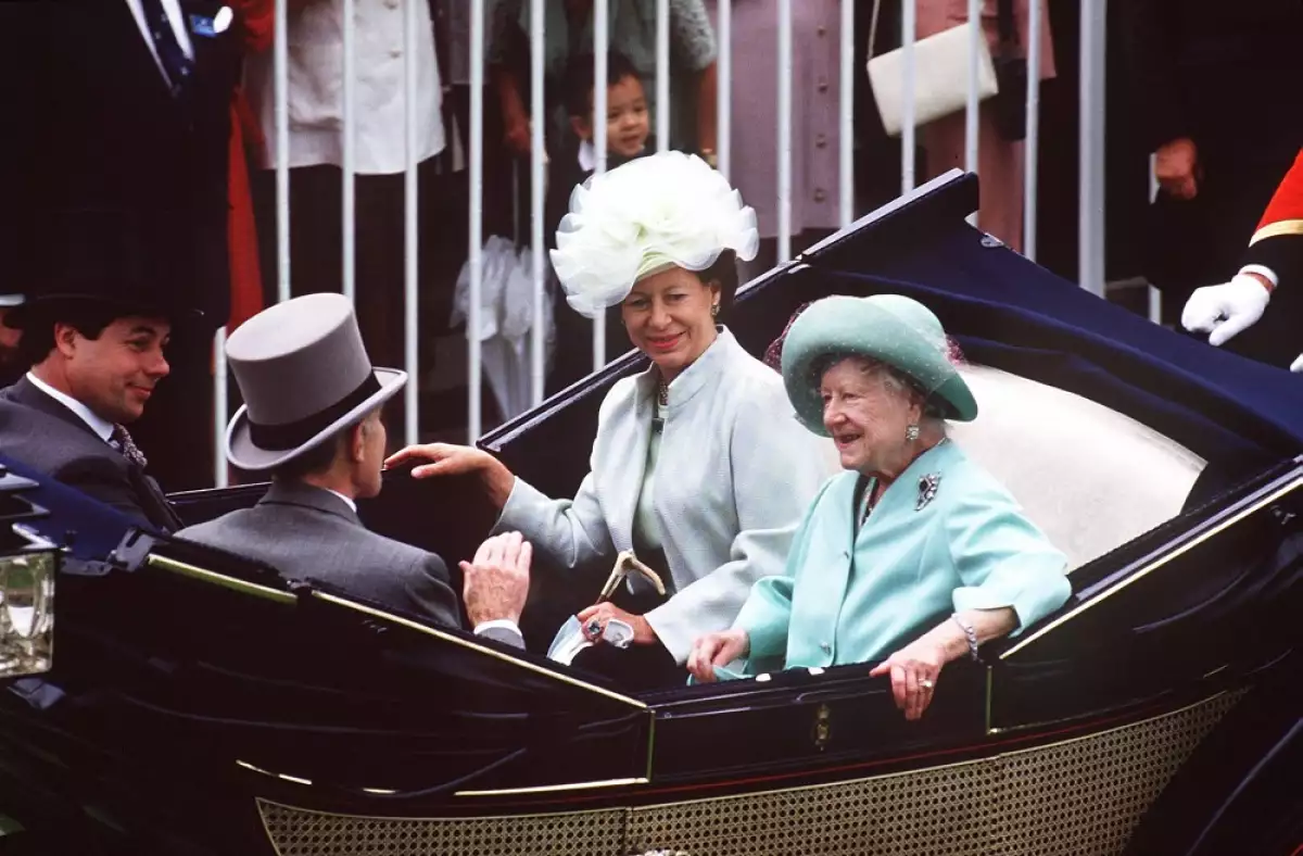 Princesa Margarita y la Reina Madre