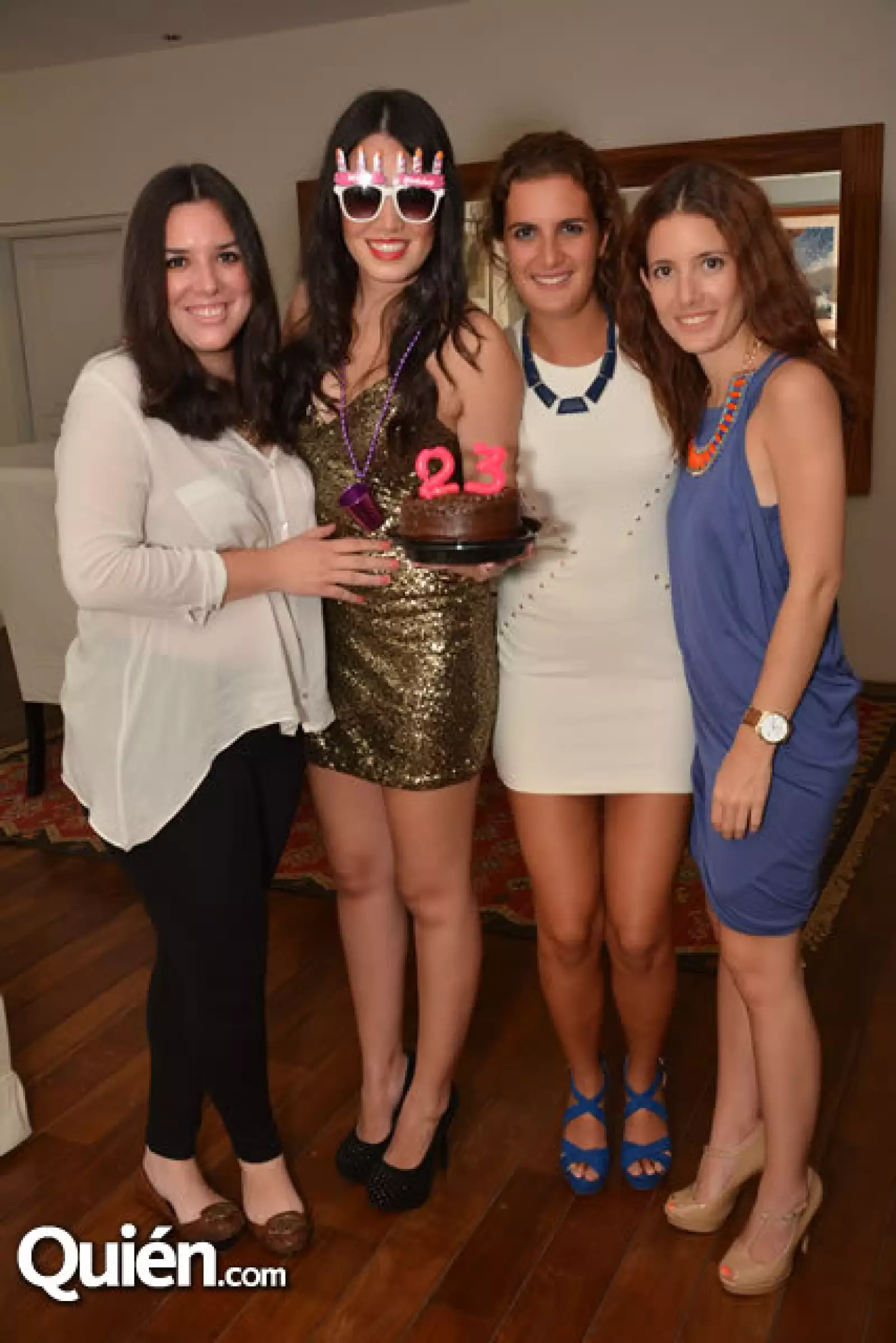 Paola y Giovanna Rubio con Kalani y Ana Sofía Ochoa