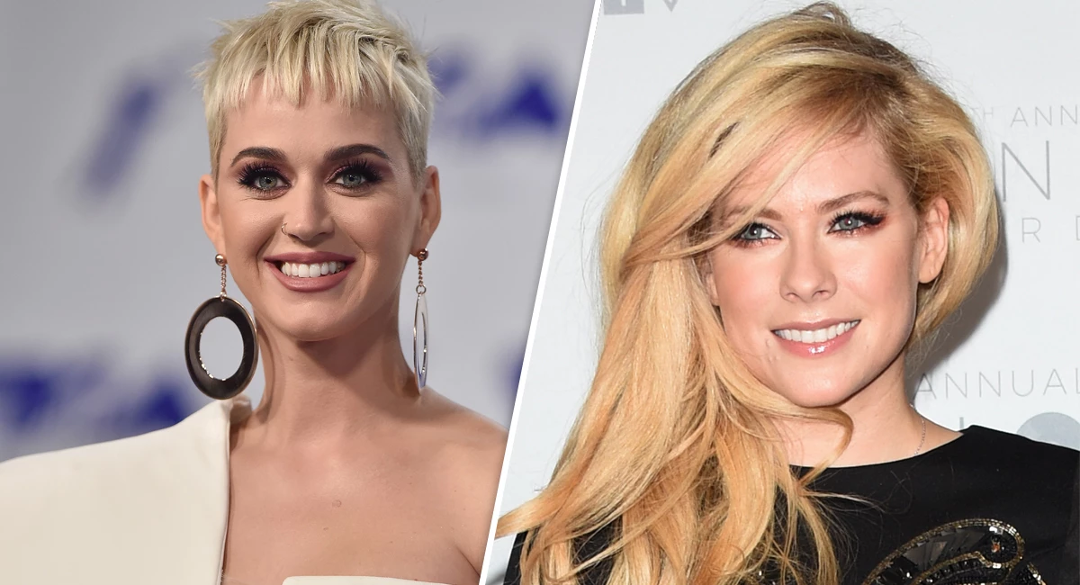 Katy Perry y Avril Lavigne
