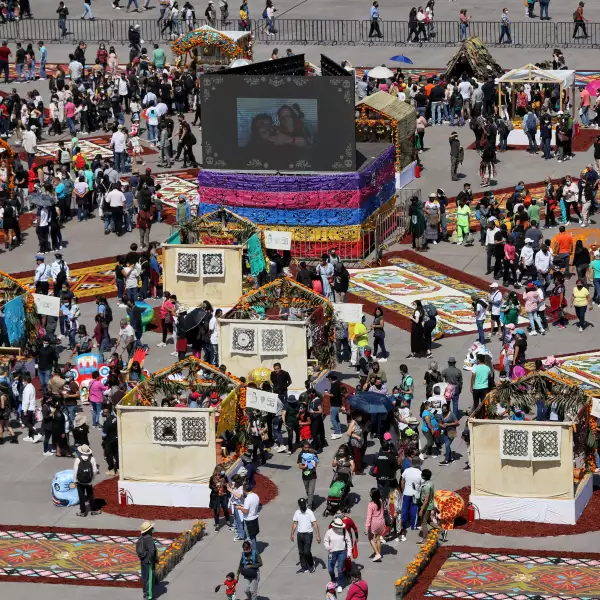 Mega ofrenda Zócalo CDMX 2021