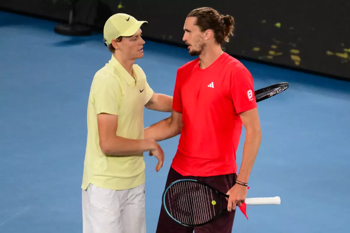 Sinner y Zverev se mantienen en la cima de la ATP tras el Abierto de Australia