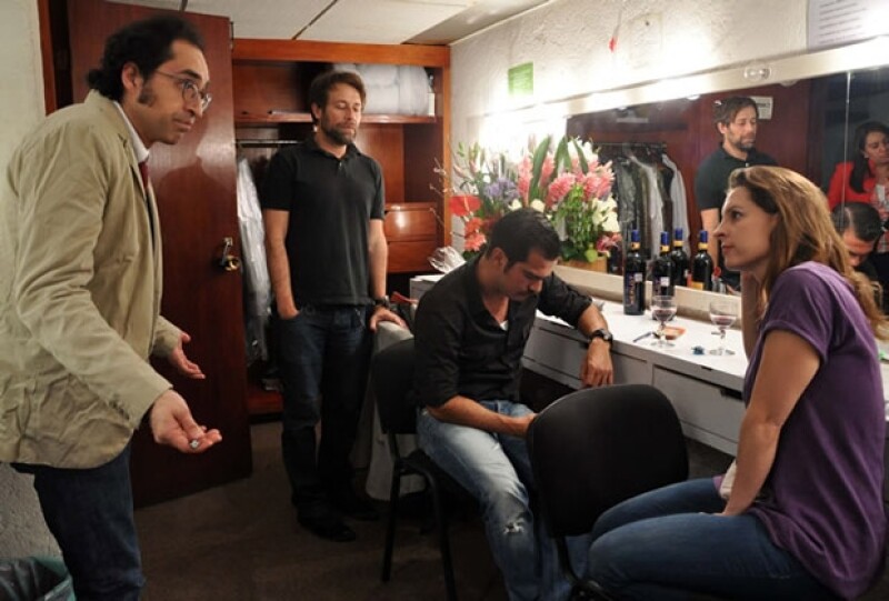 Quién.com estuvo en backstage con Bruno, Marina y Juan Manuel, minutos antes de salir al escenario.