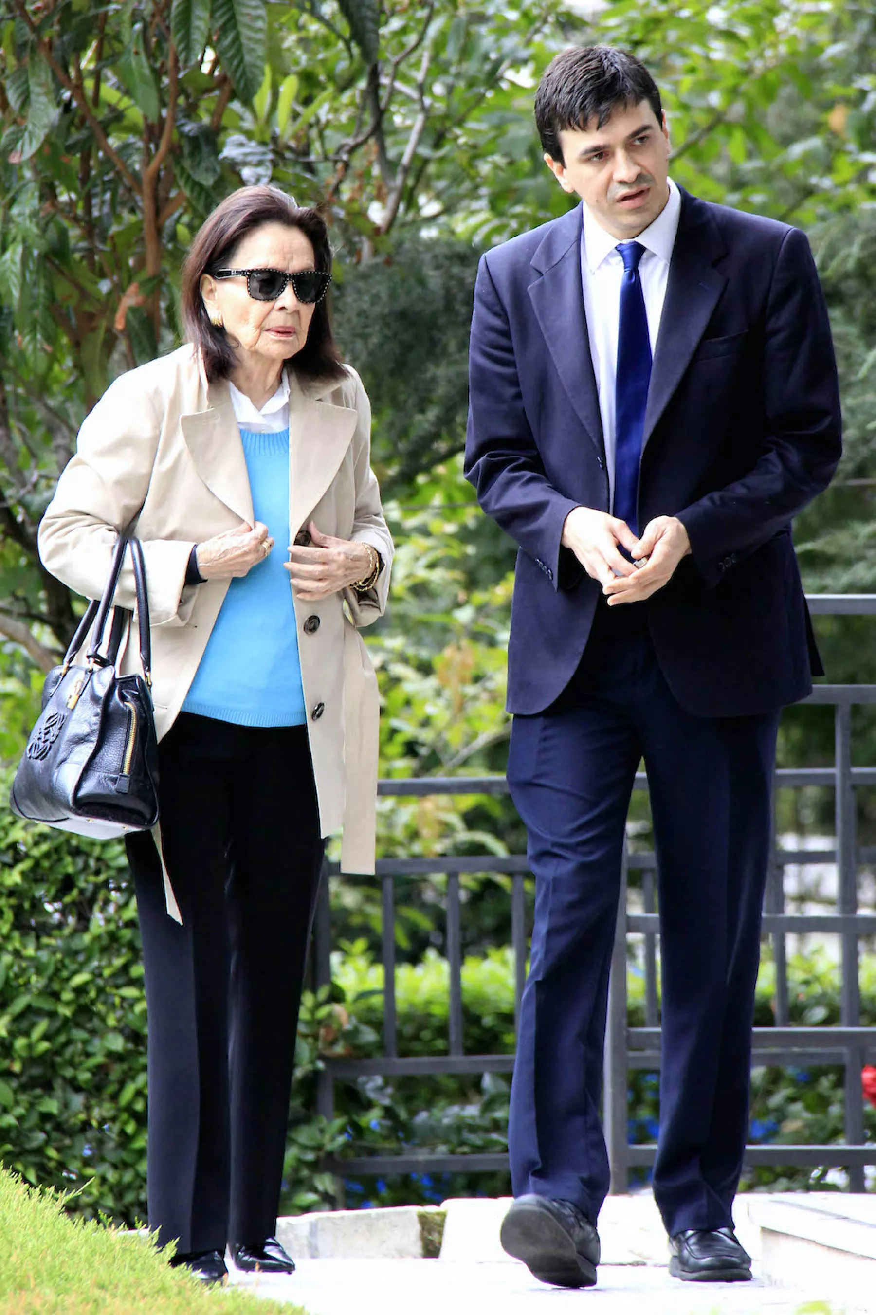Celebrities Sighting In Madrid - October 14, 2014