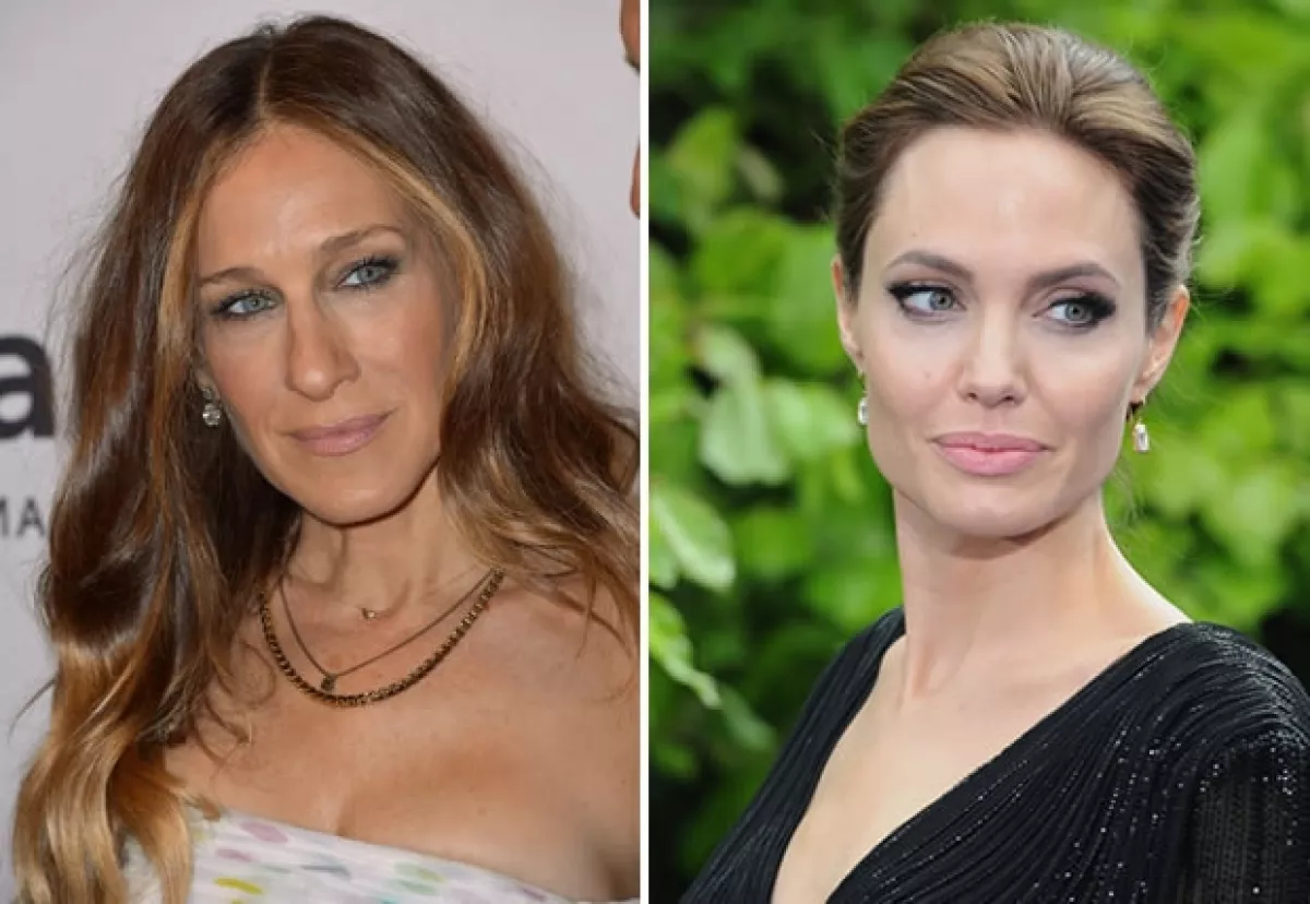 Sarah Jessica Parker y Angelina Jolie