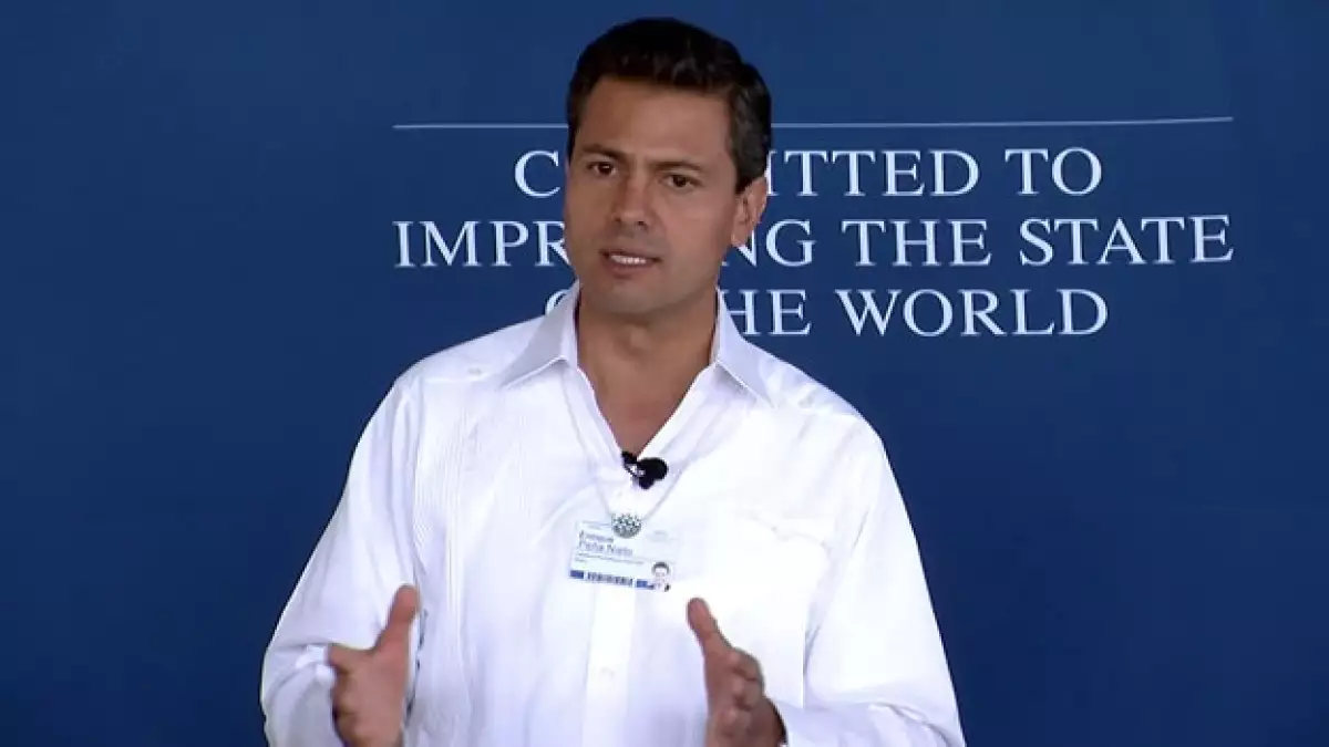 peña nieto en el WEF