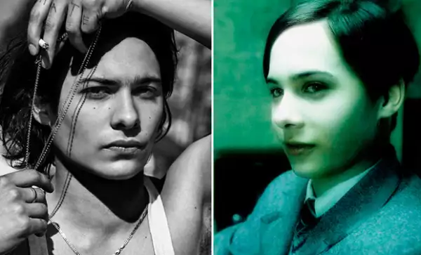 Jamás creerías que él era el malvado Voldemort de joven, e incluso ahora se parece un poco a Johnny Depp.