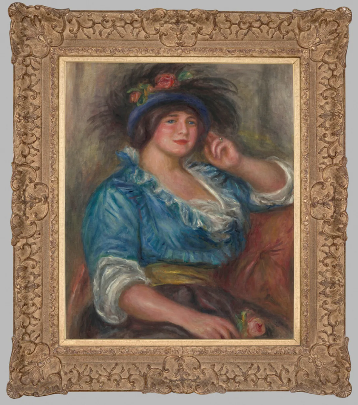 Colonna Romano pintura de Renoir datada en 1913 que fue robada de un museo en Francia.