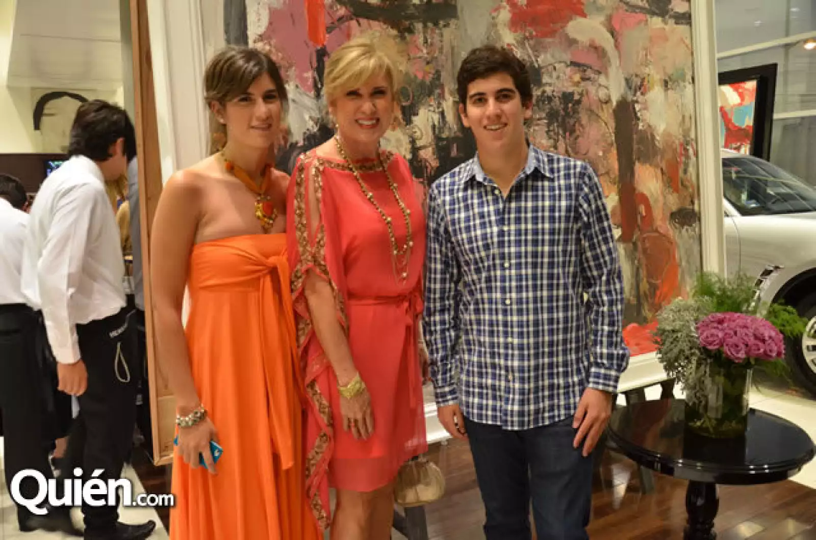 Karla Plascencia, Anabella Hernández y Eduardo Plascencia