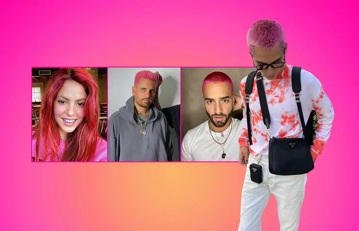 Pelo rosa celebridades