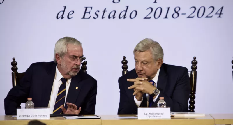 AMLO y Graue