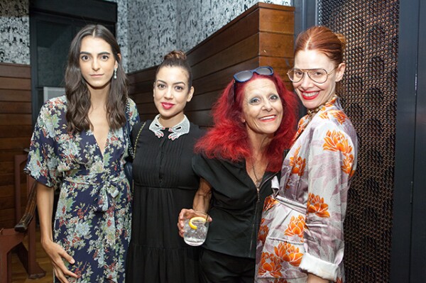 Adma Kawage, Fernanda Hernandez, Patricia Field y Christene Barberich