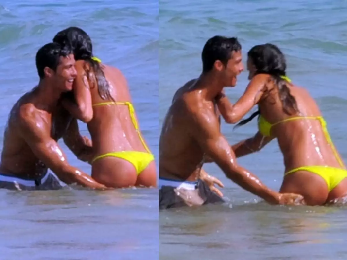 El futbolista y la modelo disfrutan de unas vacaciones en Portugal, país donde nació Cristiano y donde se han mostrado muy enamorados.