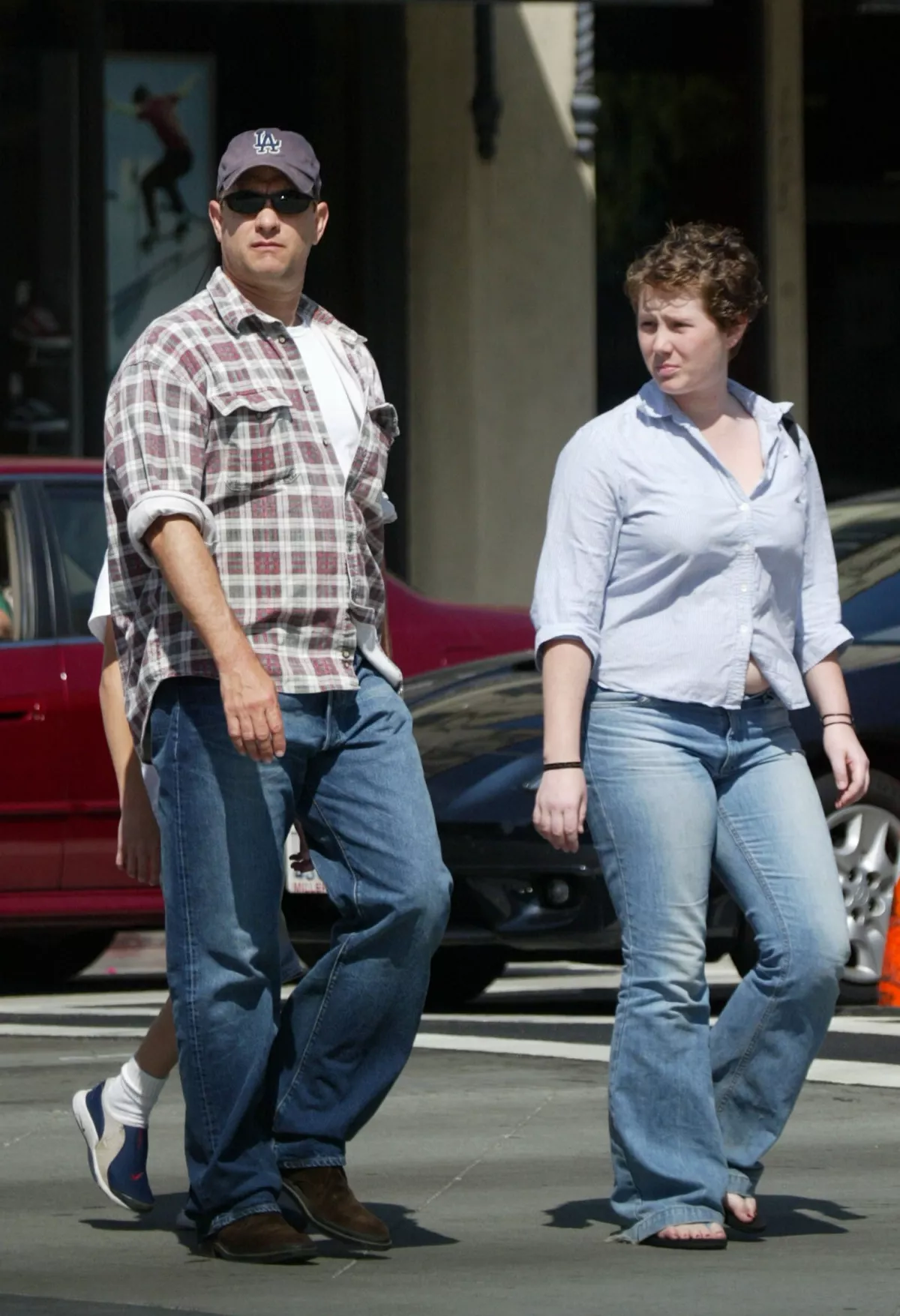 Tom Hanks And Family In Los Angeles