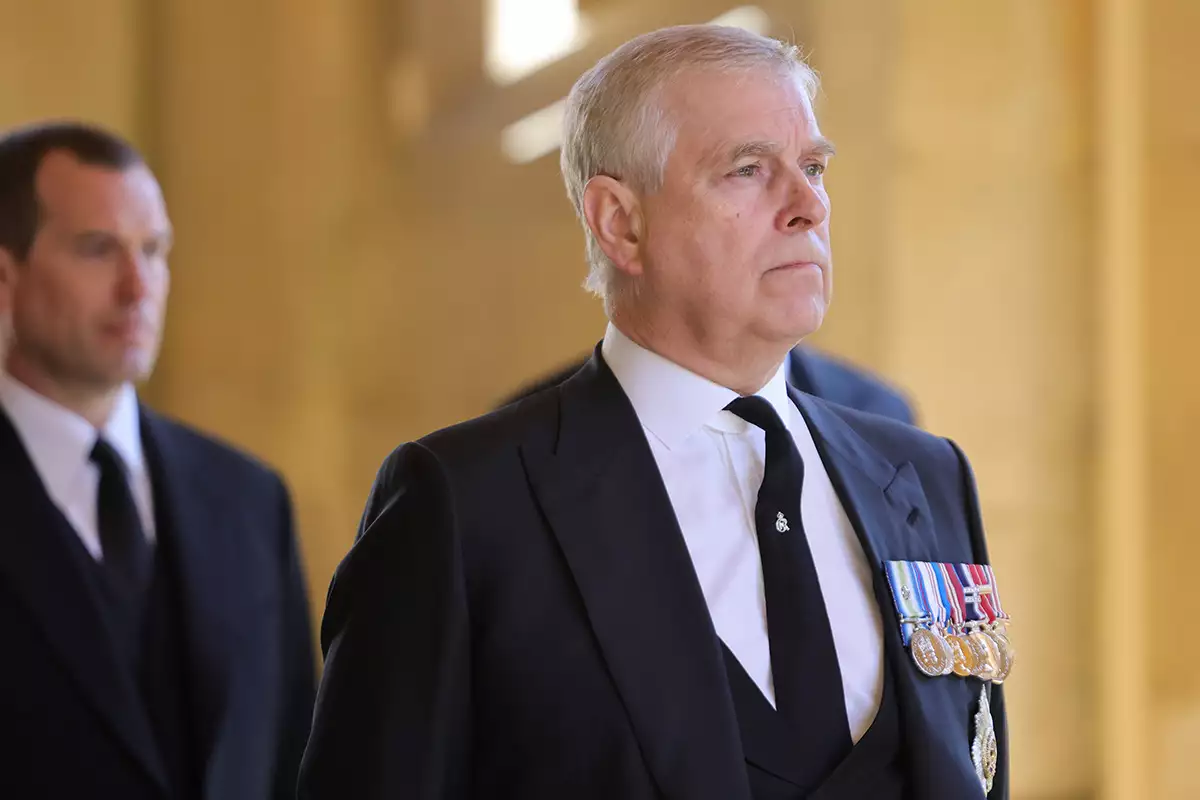 The funeral of Prince Philip, Duke of Edinburgh, State Entrance, Windsor Castle, Berkshire, UK - 17 Apr 2021