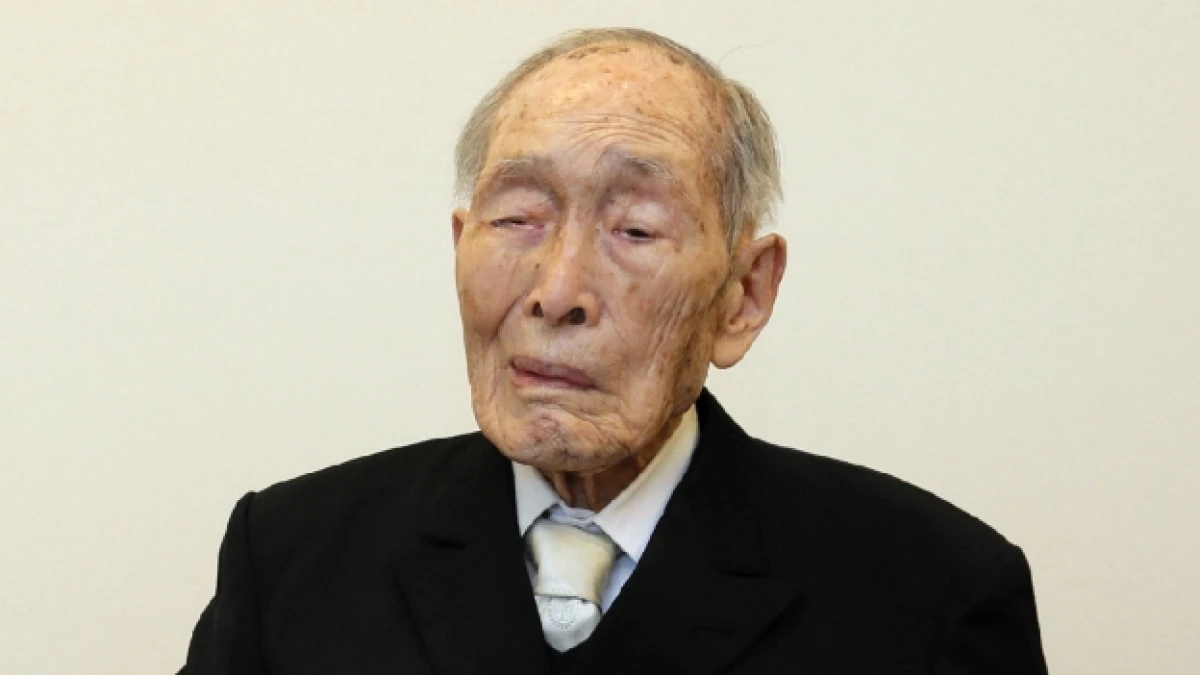 Sakari Momoi, el hombre más viejo del mundo