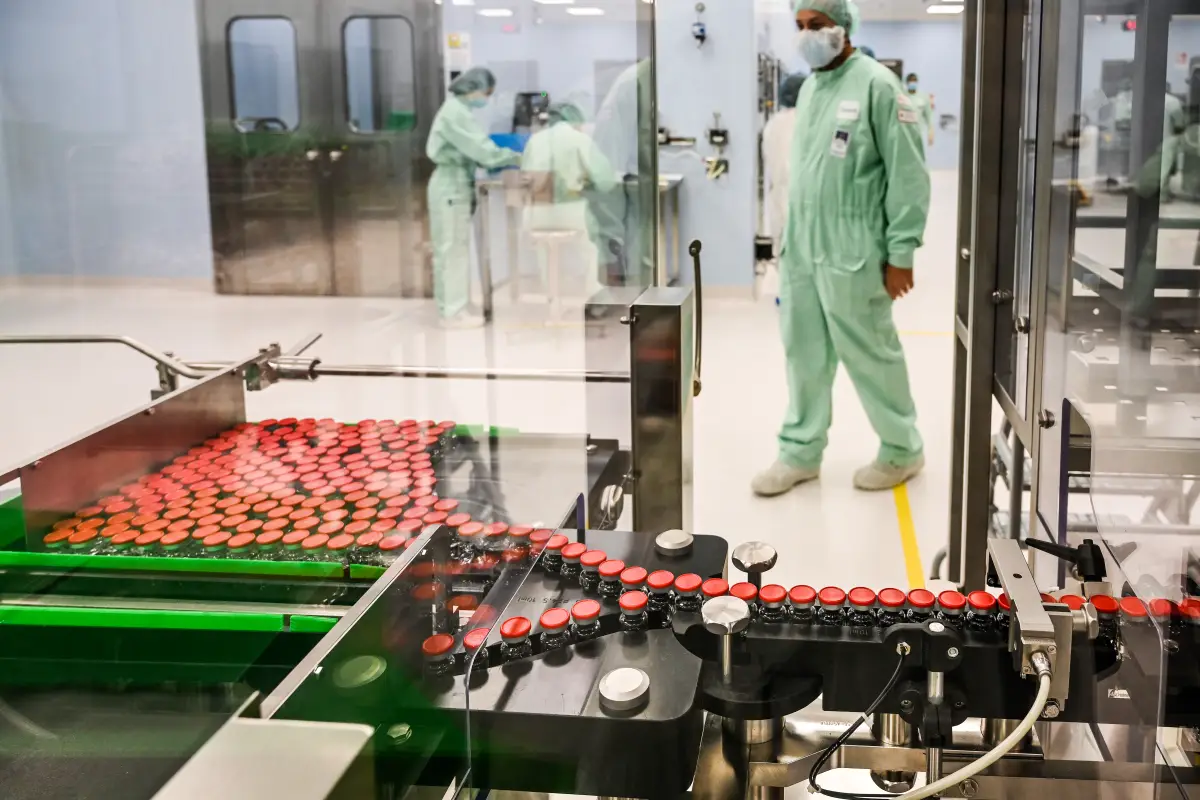 Planta de Catalent en Anagni, al sureste de Roma