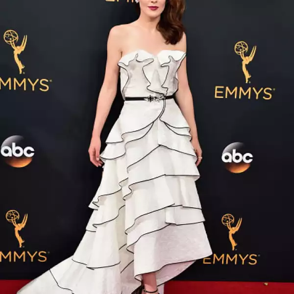 Michelle Dockery en Oscar de la Renta.