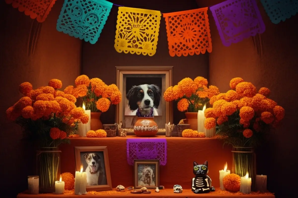 ¿Qué se pone en una ofrenda para mascotas? Estos elementos no deben faltar