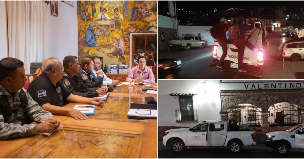 Taxco adds four days without transportation;  mayor returns from tour of Spain