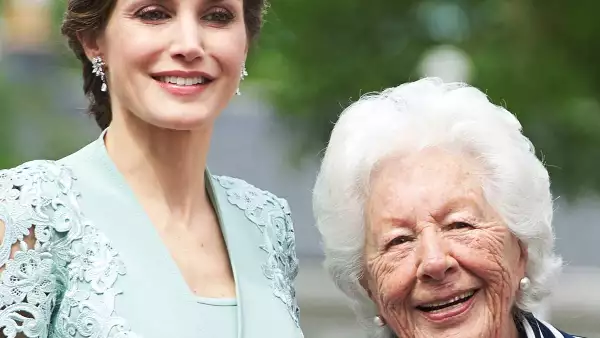 Reina Letizia de España junto a su abuela paterna Menchu Álvarez