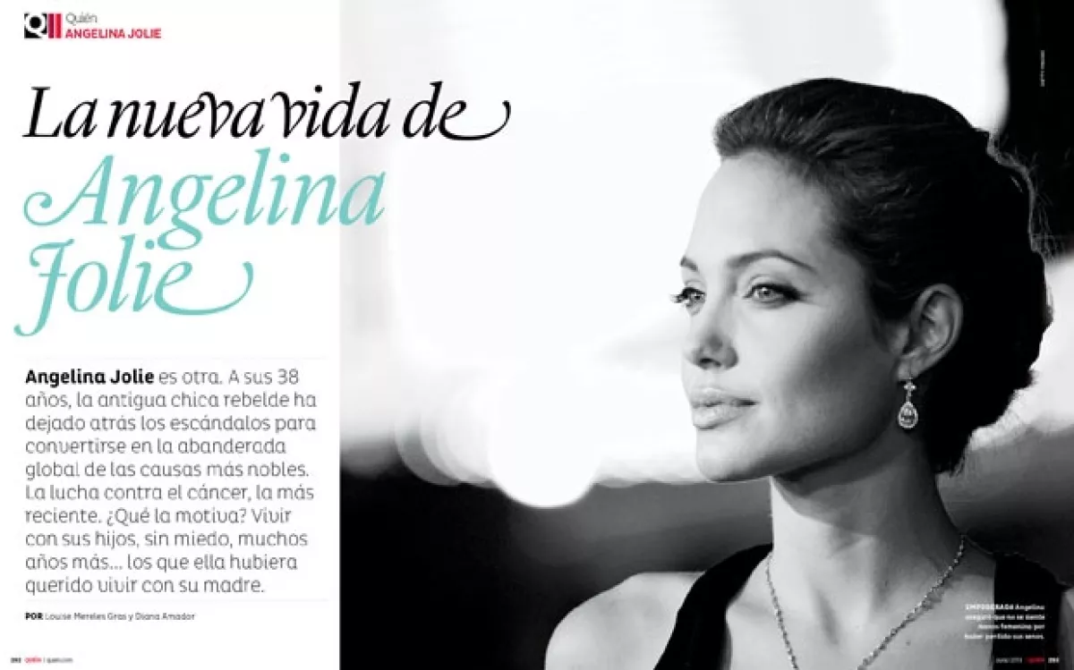 Angelina Jolie atravieza una nueva historia.