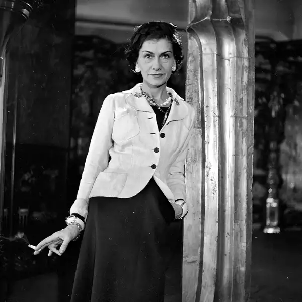 Coco Chanel, French couturier. Paris, 1937.