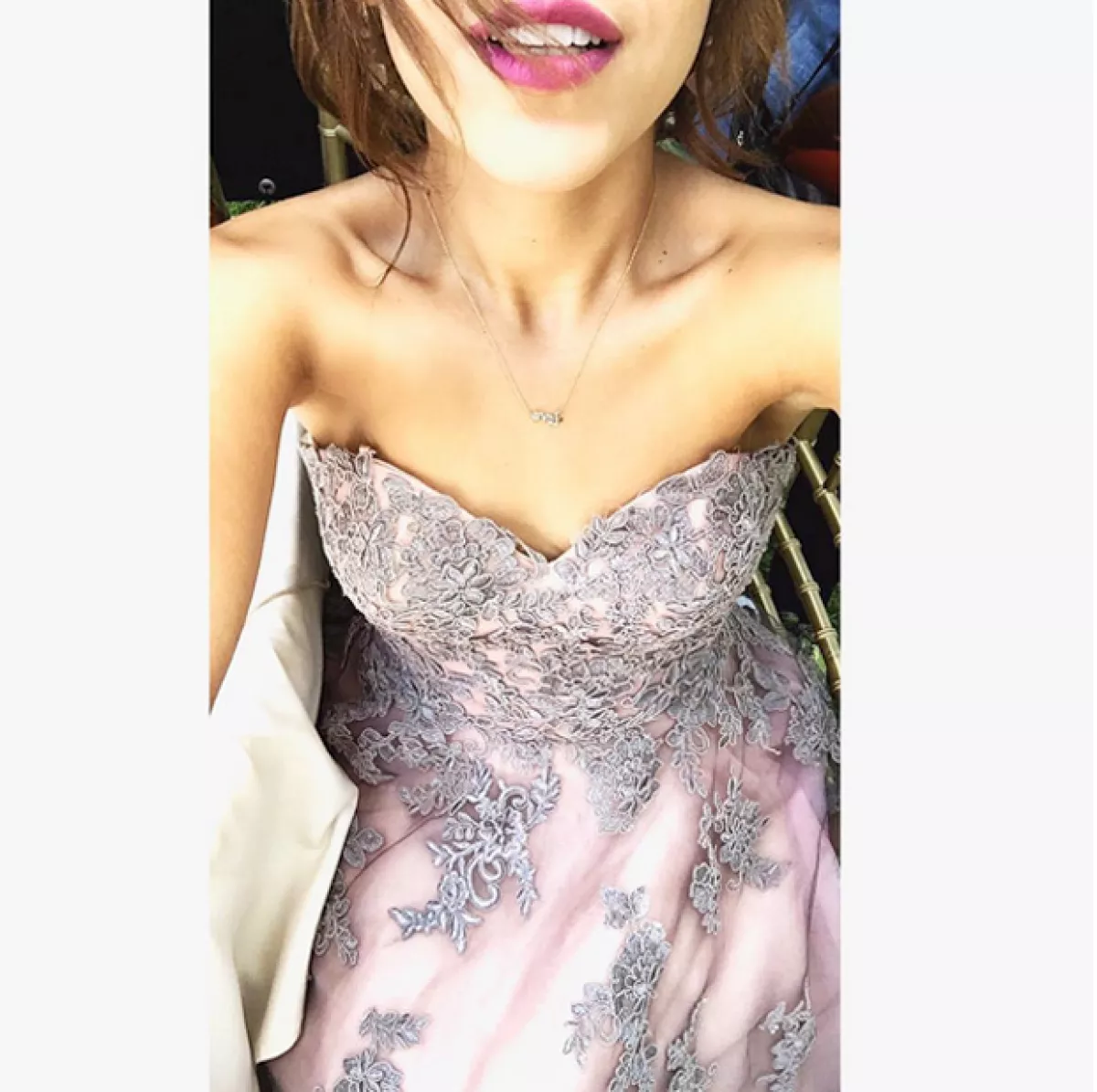La actriz compartió después esta foto en la que también hubieron comentarios sobre su figura.