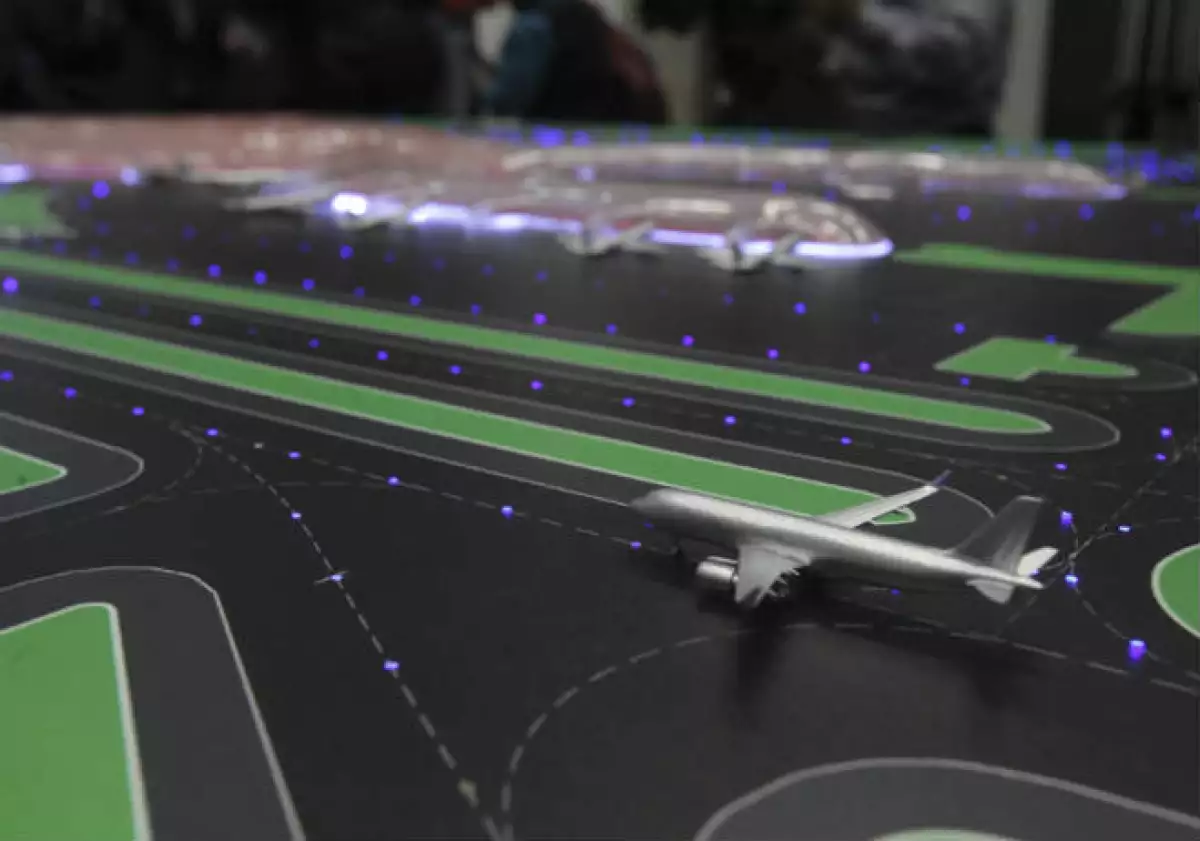 pista del nuevo aeropuerto de la CDMX