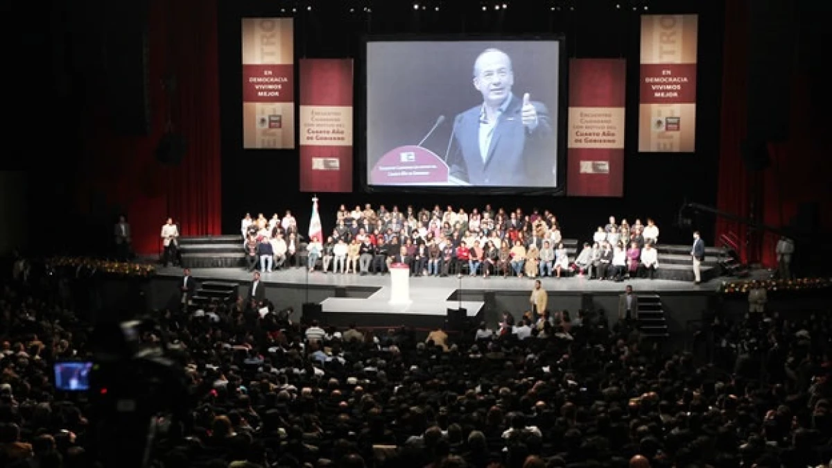 calderon en el auditorio nacional
