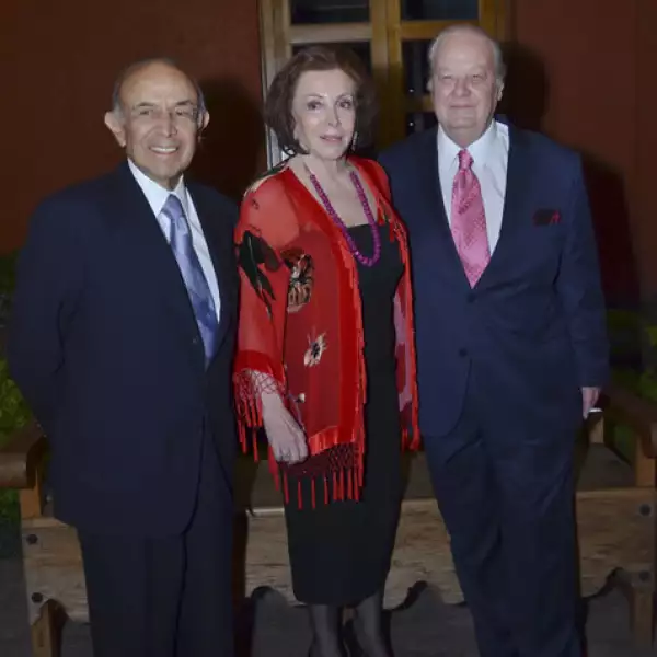 Clemente Serna, María Luisa Serna y Claudio Landucci