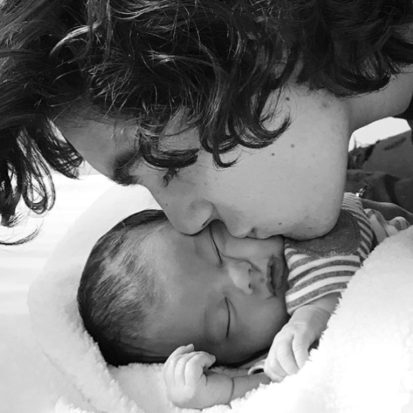 Mila Mayer Mori con Sergio Mayer Mori