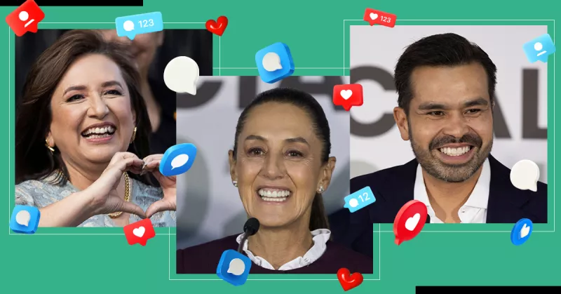 ¿Quién ganó el debate presidencial en redes sociales? Máynez tiene más crecimiento