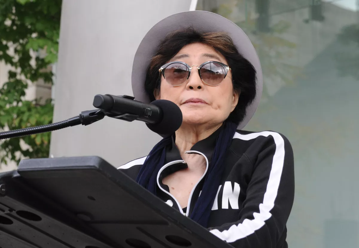 Yoko Ono.