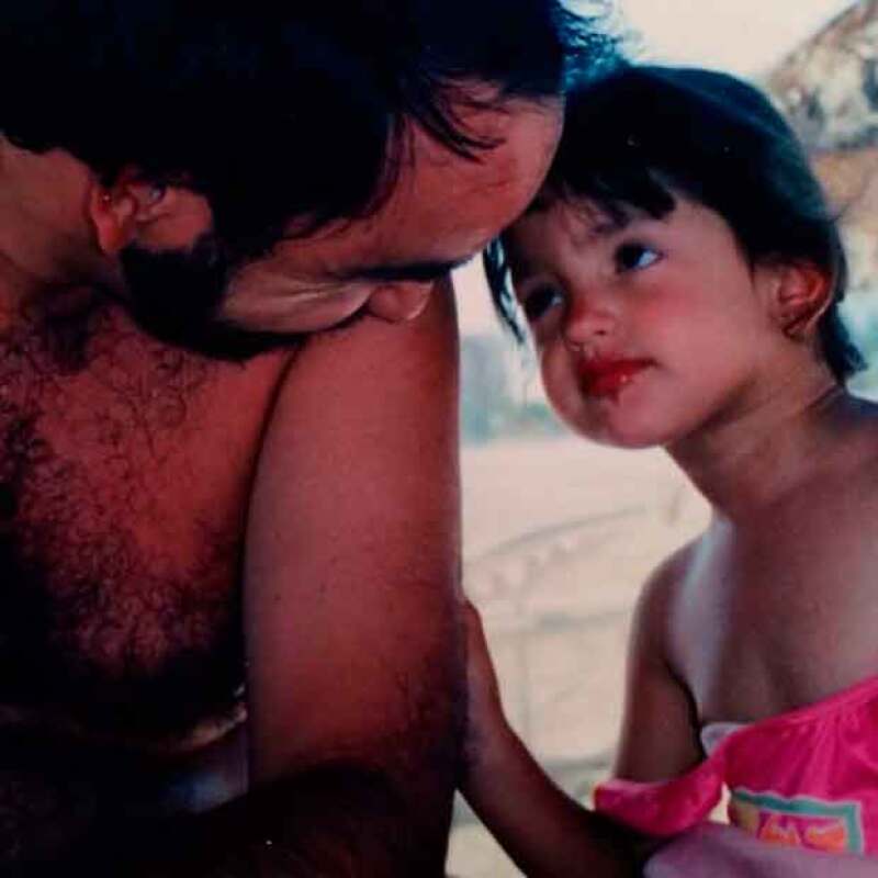 La actriz no pierde oportunidad para recordar a su papá en fechas importantes.