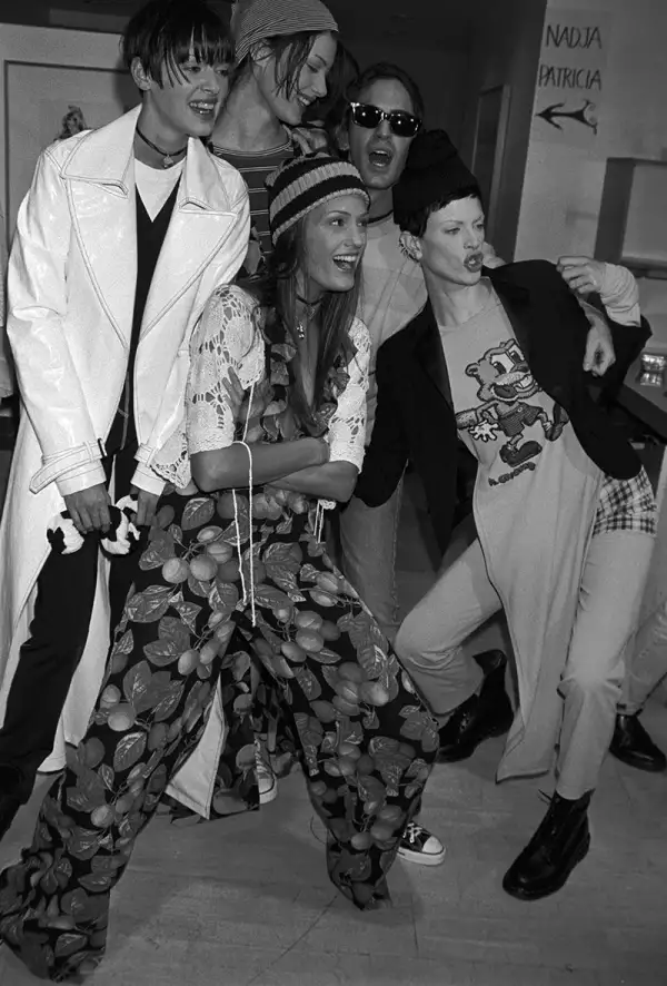 Perry Ellis Spring 1993 Runway Show, Backstage, New York