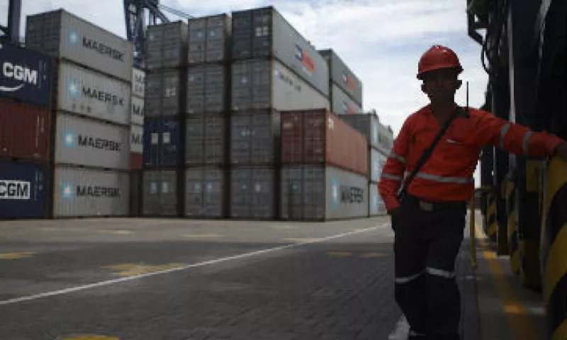 contenedores en patio