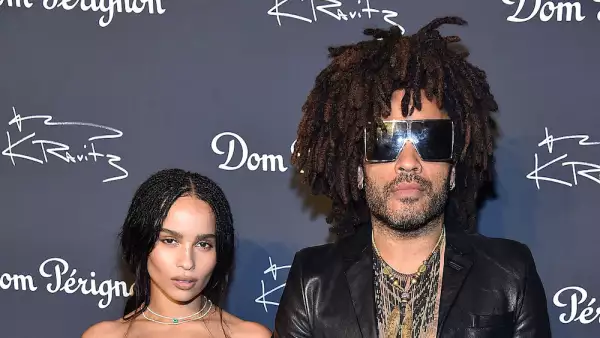 Zoë y Lenny Kravitz