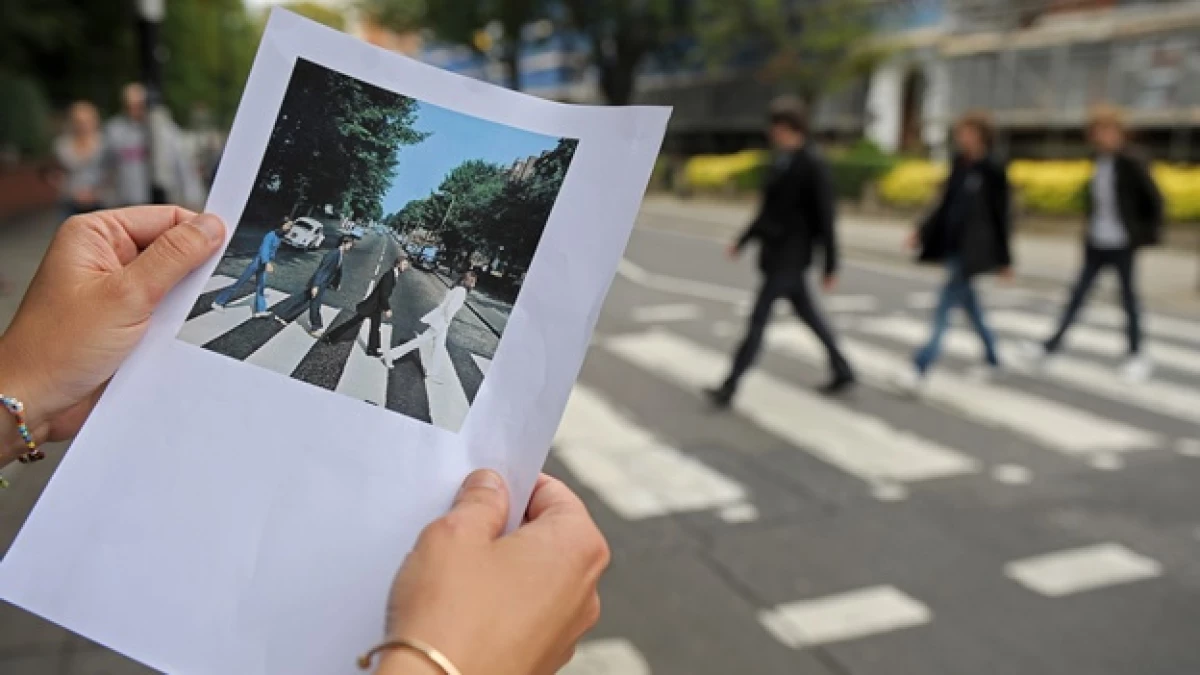Paso de cebra Abbey Road