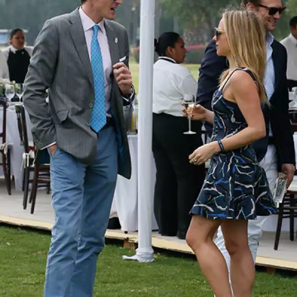 Ben Vestey y Tamsin Lonsoale